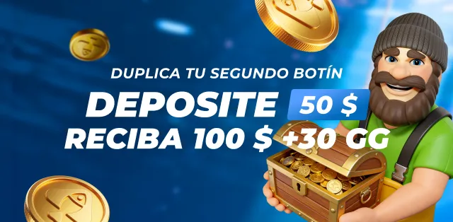 Duplicá tu depósito inicial con un gran bono